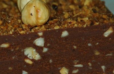 Un dessert de Noël ... au chocolat & à la crème de marrons !