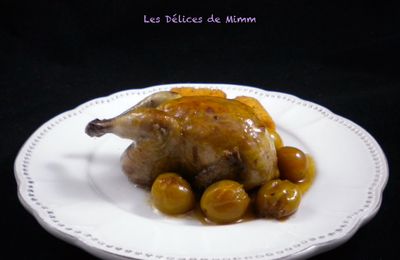 Cailles aux mirabelles