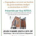 Conférence à Nègrepelisse