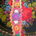 Headband de fleurs bohème, couronne fleurs, bandeau fleurs crochet faite main *SHOP BOUTIQUE CORALIEZABO ETSY 