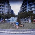 Rond-point à Thessalonique (Grèce)