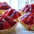 Tartelettes aux fraises et crème patissière