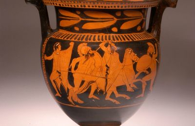 Attic red-figure column krater by the Meleager Painter, Earlier 4th Century BC