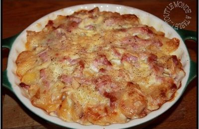 Mont d'oriflette ou la tartiflette au Mont d'Or (spécialité franc-comtoise)