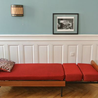 Banquette modulable en "Daybed" années 50