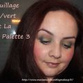 Maquillage bleu-vert avec la vice palette 3.