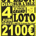 Information du Club de l'Amitié de Saint-Léon-sur-L'Isle - Loto Dimanche 04 juin 2023