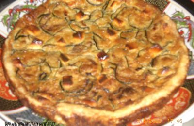 Tarte aux courgettes et à la vache qui rit