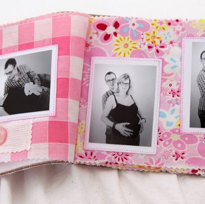 Album photos en tissus pour petites photos !