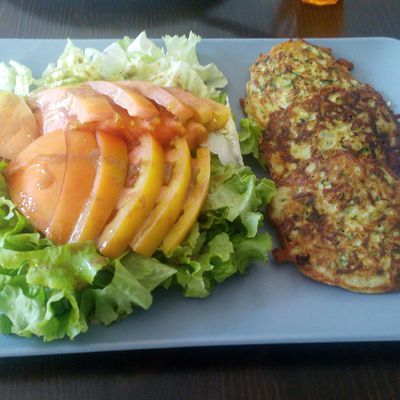 Galette de courgettes au parmesan