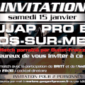 Carton d'invitation match de gala UJAP 29