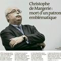 Décès de Christophe de Margerie, le PDG du groupe Total