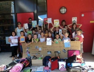 DES ENFANTS DE L'ACCUEIL DE LOISIRS DE MONTPON, MOBILISÉS POUR L’OPÉRATION MAROC