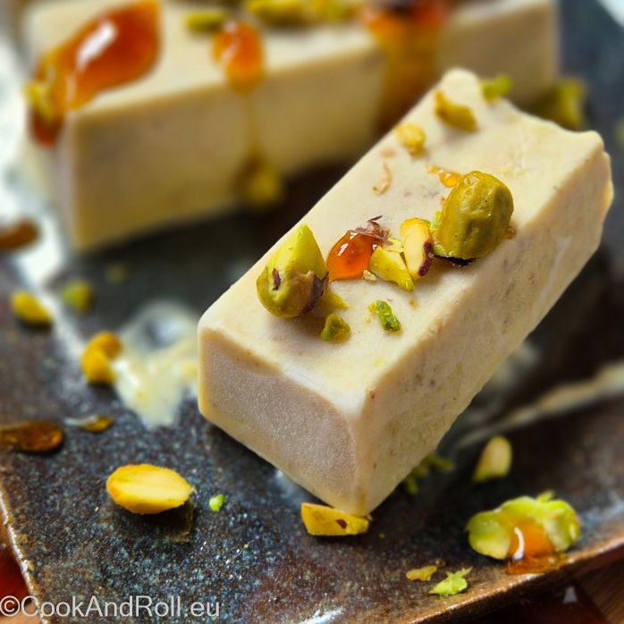 glace saine sans sorbetière type kulfi aux pistaches 