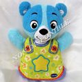 Doudou Peluche Ours Musical Bleu Etoile Mon ourson à merveilles Vtech