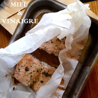 °saumon au miel & vinaigre°