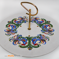 Vaisselle Ancienne ... SERVITEUR Coqs multicolores * Villeroy et Boch 