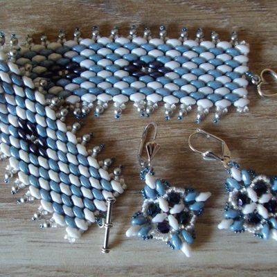 bracelet DIAMOND ODYSSEY et BO CARESI assorties...