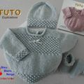 TUTO tricot bébé, Patron FACILE layette bb à tricoter PDF
