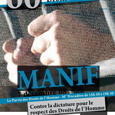 Manifestation Dimanche 7 Décembre au Trocadéro