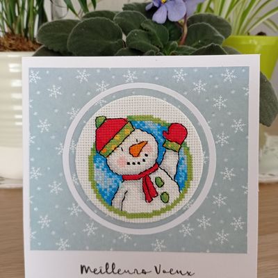 Broderie de l'an neuf terminée