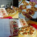 tapas: mini pizzas