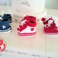 Chaussons baskets BB - fait mains - Made in France