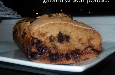 Pain d'épices sans matière grasse aux pépites de chocolat