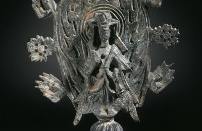 Maitreya (Mile), the Buddha of the Future, Six Dynasties period, early Northern Wei dynasty, 386-470
