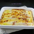 Asperges blanches gratinées au parmesan et jambon de Parme