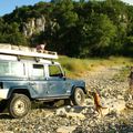 Bivouac au bord de l'Ardèche