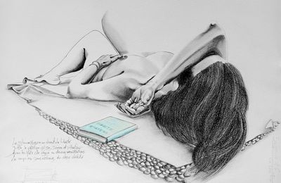 Baigneuse N°6. La lectrice. 