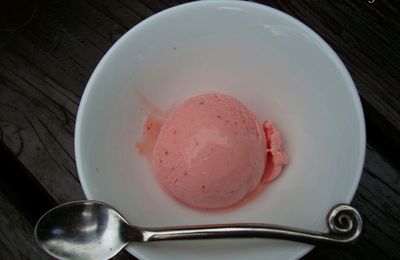 La légère Glace aux fraises