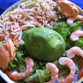 SALADE D'AVOCAT/CREVETTES/SURIMI