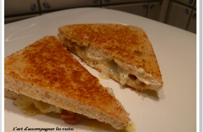 Croque-monsieur façon flammenkuche