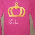 T-shirt de princesse (35 euros Manches Lo