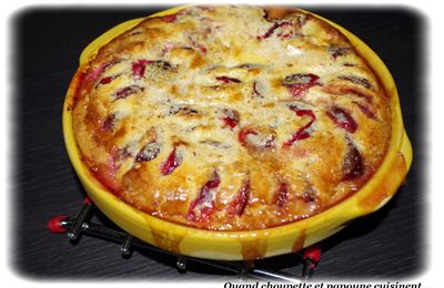 CLAFOUTIS AUSX QUETSCHES D'ALSACE ET CANNELLE