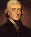 Thomas Jefferson est né le 13 avril 1743 dans le