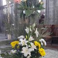 Fleurissement - Eglise d'Ennezat