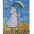 La femme à l'ombrelle de Monet