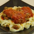 Boulettes de veau aux olives et citron confit