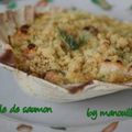 Crumble de saumon