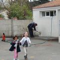 matinée travaux et nouveaux tracés de cour