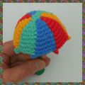 Parapluie au crochet