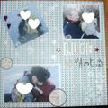 page de scrap hiver