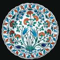 An Iznik polychrome pottery dish, Turkey, circa 1560