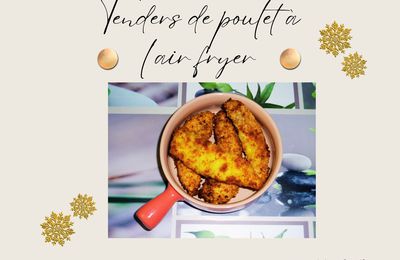 Tenders de poulet à la chapelure Panko à l'Air Fryer 