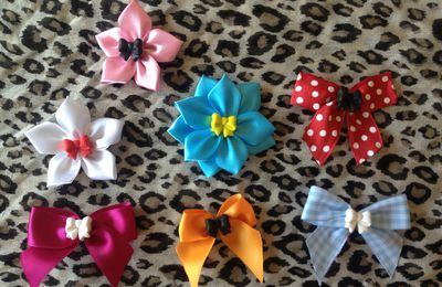 barrettes cheveux noeud