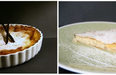 Feuilles de brick en tarte aux pommes vanillée