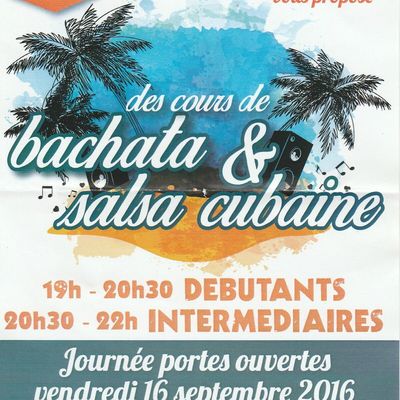 SOIRÉE PORTES OUVERTE VENDREDI 16 SEPTEMBRE 2016 à partir de 19h